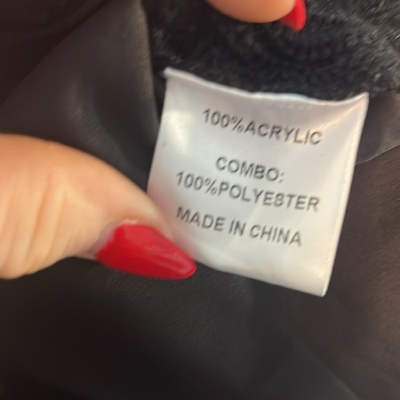 A.Z.I. Sweater Long Satin Look Sleeves Ruched Ties Buttons @ Back Size XS Black - Picture 9 of 10